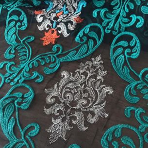 CHIFFON DE SEDA BORDADO • Conexão Tecidos 2