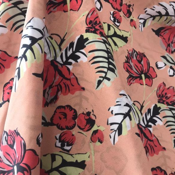 SEDA PURA FLORAL • Conexão Tecidos SEDA PURA FLORAL • Conexão Tecidos