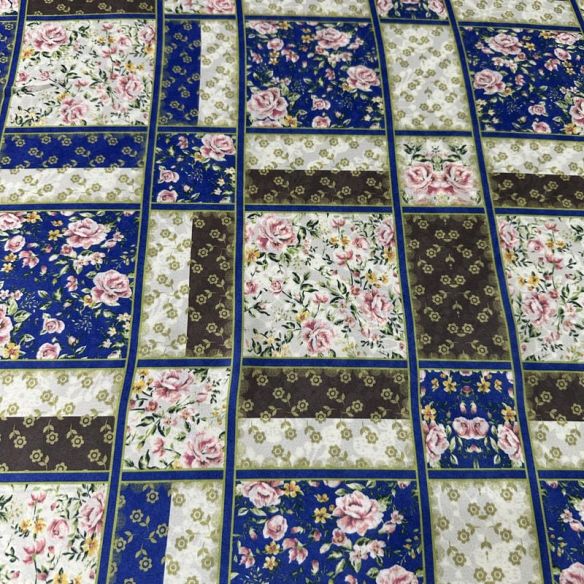 Tecido Cetim Toque De Seda Estampada Barrado Square • Conexão Tecidos
