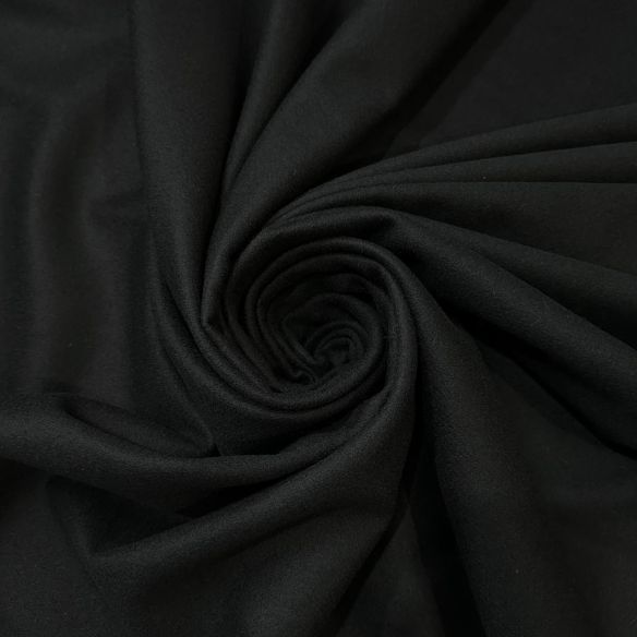 Tecido Lã Pura Preto • Conexão Tecidos