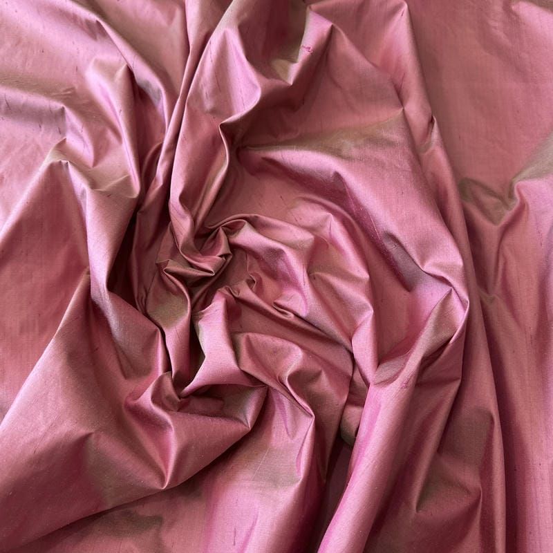 Tecido Tafetá De Seda Pura Rosa Chique • Conexão Tecidos