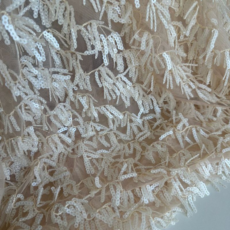 Tecido Paetê Pérola Imperial • Conexão Tecidos