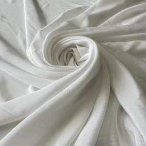 Tecido Crepe de Chine Liso Branco • Conexão Tecidos 2