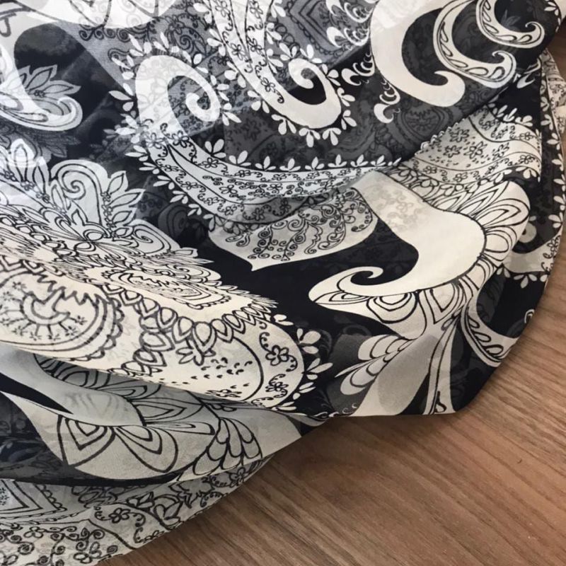 Tecido Musselina De Seda Cashemir Ii • Conexão Tecidos