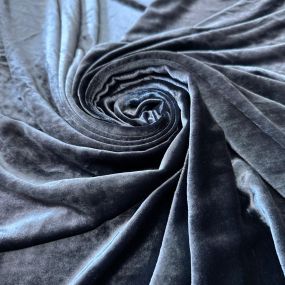 Tecido Veludo De Seda Azul Midnight • Conexão Tecidos