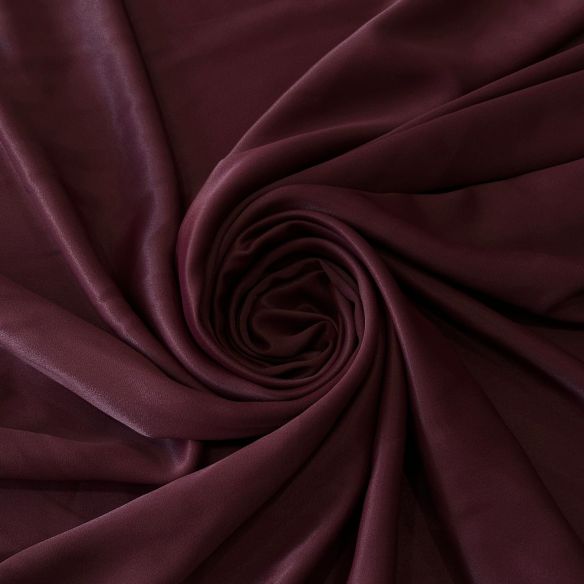 Tecido Crepe Patou Vinho Mahogany • Conexão Tecidos