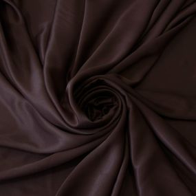 Tecido Crepe Patou Marrom Black • Conexão Tecidos