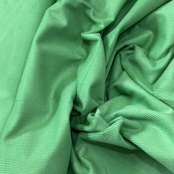 Tecido Veludo Cotelê Verde Menta • Conexão Tecidos