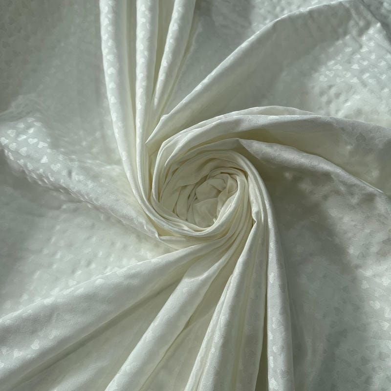 Tecido Jacquard de Seda Misto Delicato • Conexão Tecidos