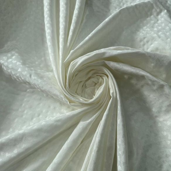 Tecido Jacquard de Seda Misto Delicato • Conexão Tecidos