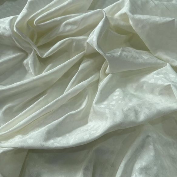 Tecido Jacquard de Seda Misto Delicato • Conexão Tecidos