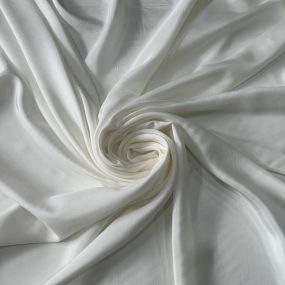 Tecido Seda Pura Habutai Liso Off White • Conexão Tecidos