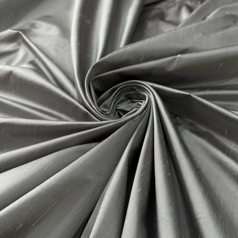 Tecido Milano Seda Pura Silver • Conexão Tecidos