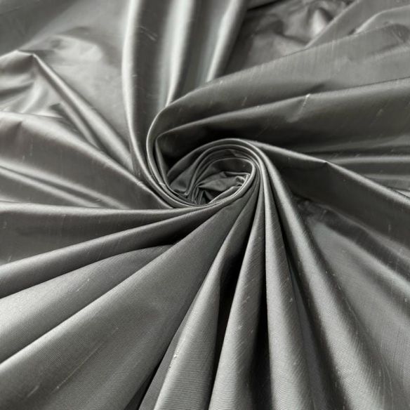 Tecido Tafetá de Seda Pura Silver • Conexão Tecidos