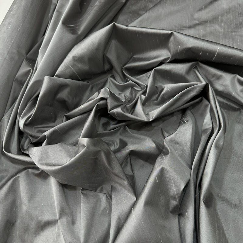 Tecido Milano Seda Pura Silver • Conexão Tecidos