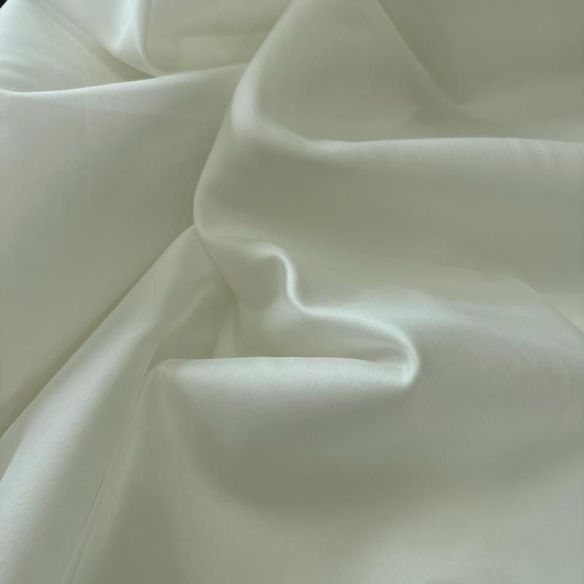 Tecido Gazar De Seda Off White • Conexão Tecidos