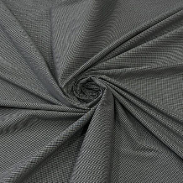 Tecido Tricoline Estampado Mini Xadrez Preto e Branco • Conexão