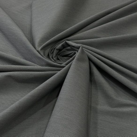 Tecido Tricoline Estampado Mini Xadrez Preto e Branco • Conexão