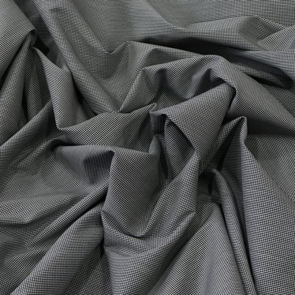 Tecido Tricoline Estampado Mini Xadrez Preto e Branco • Conexão