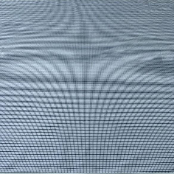 Tecido Tricoline Estampado Mini Xadrez Azul Claro • Conexão Tecidos