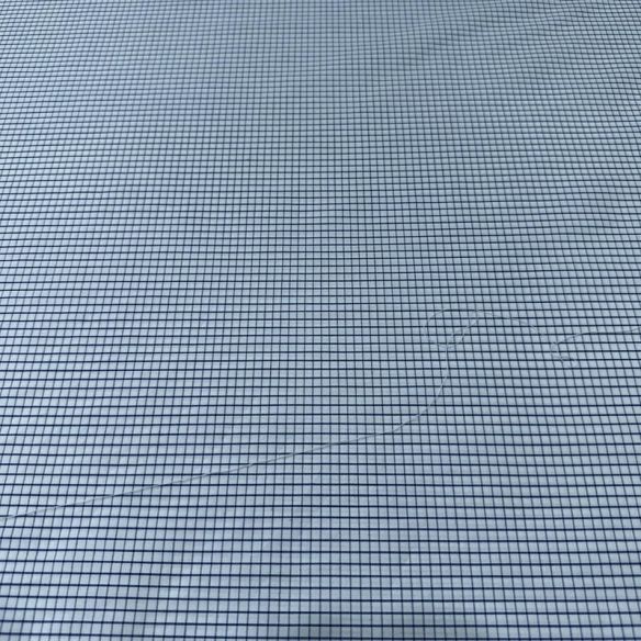 Tecido Tricoline Estampado Mini Xadrez Azul Claro • Conexão Tecidos