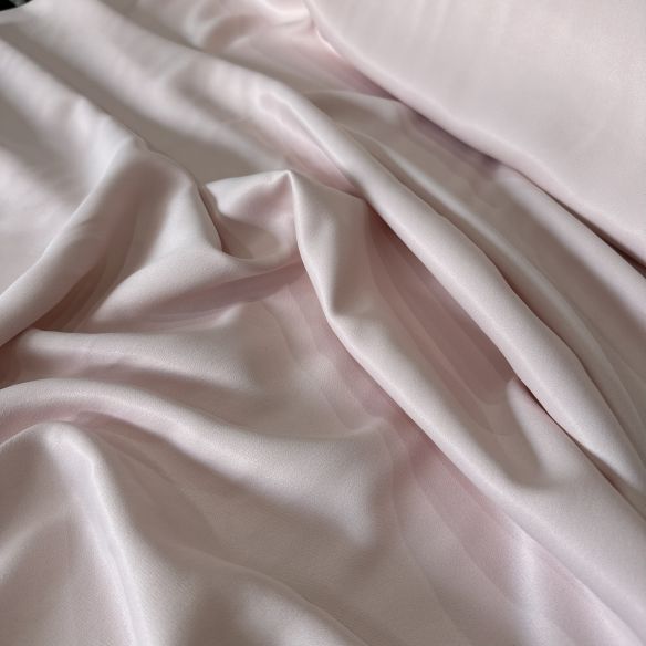 Tecido Crepe Patou Rosa Blush • Conexão Tecidos