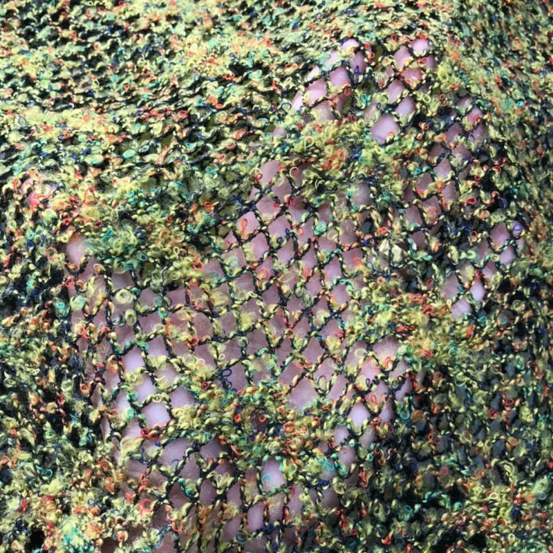 Tecido Malha Bouclé Floresta Outonal • Conexão Tecidos