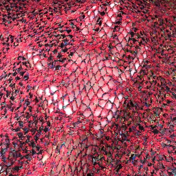 Tecido Malha Bouclé Rubi Imperial • Conexão Tecidos