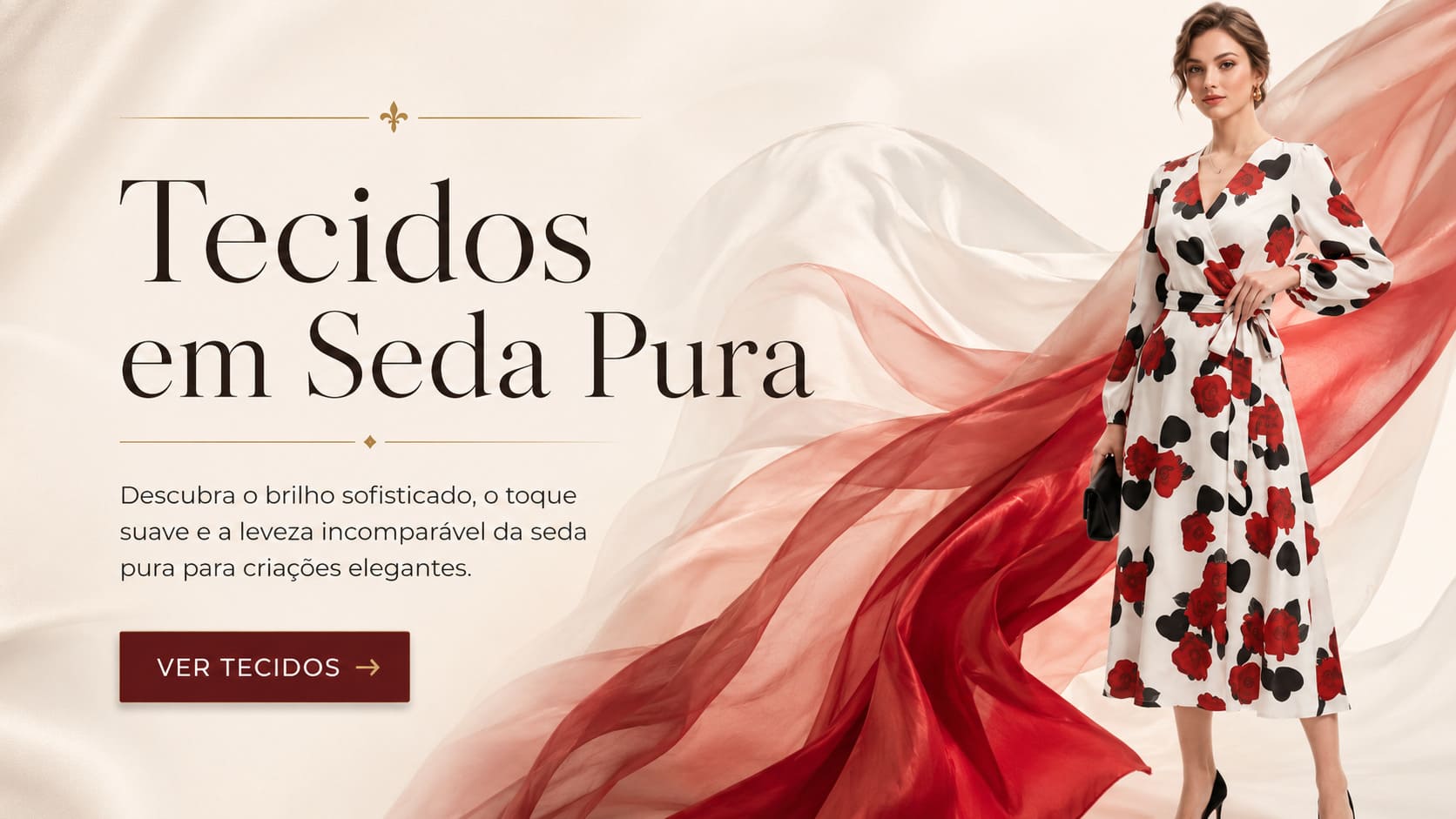 Tecidos em Seda Pura